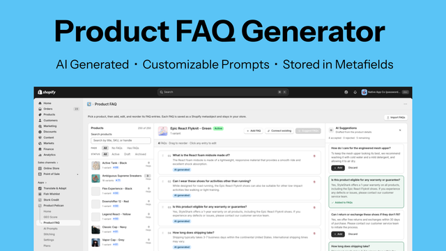 Product FAQ Generator using AI