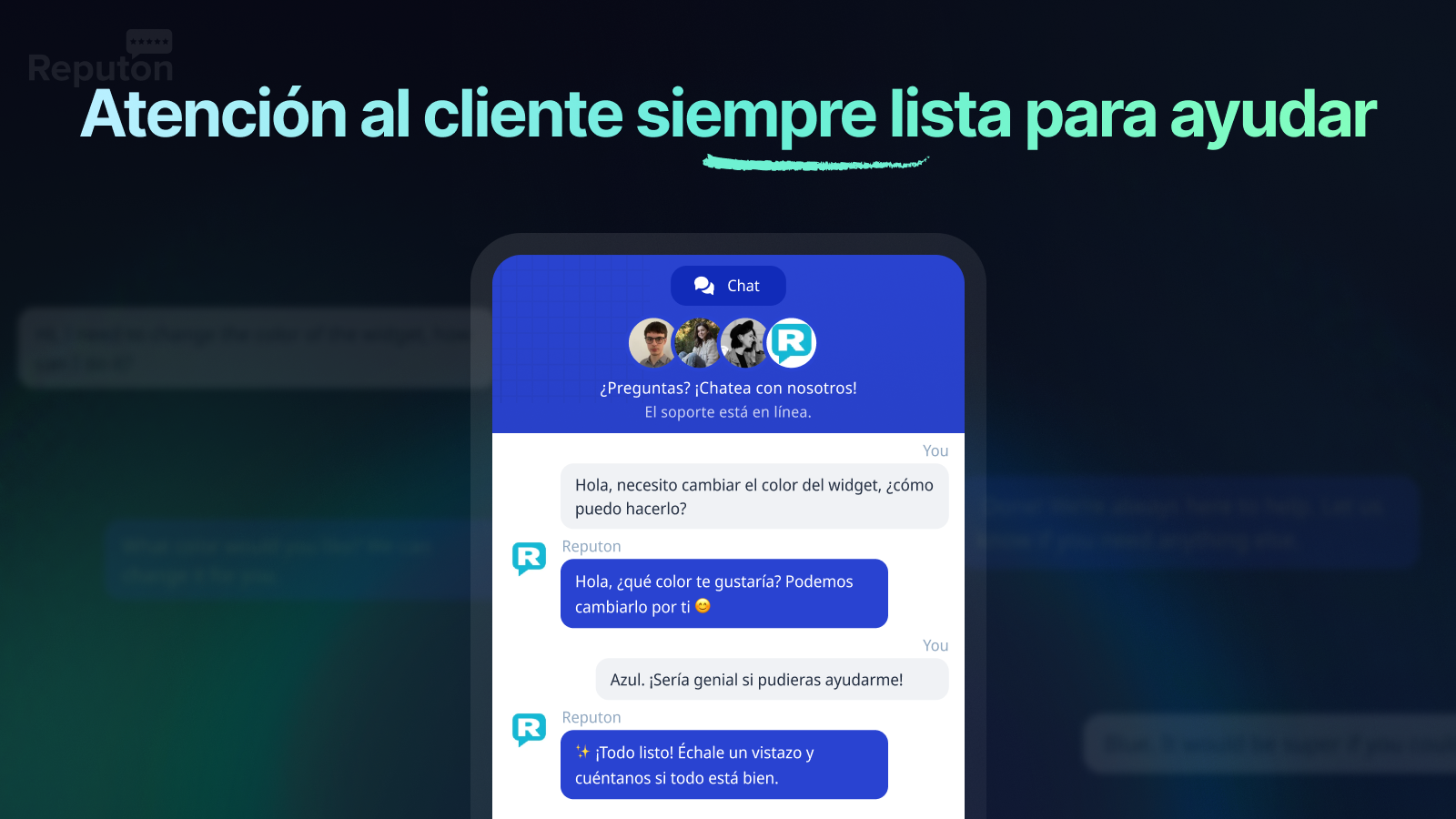 Atención al cliente para reseñas de eBay