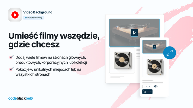 Umieszczaj wideo w dowolnym miejscu