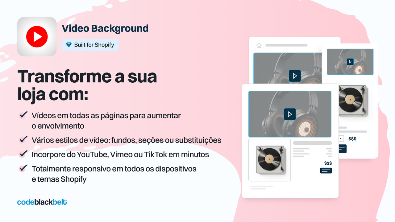 Transforme a montra da sua loja com fundos em vídeo