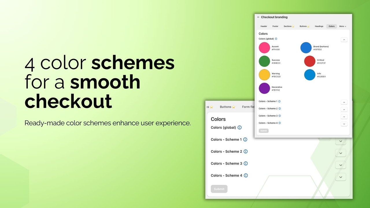 Define you 4 color schemes