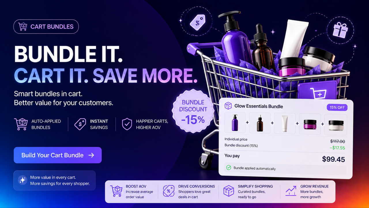 cart bundle buy more save more boost sales product bundle offers
