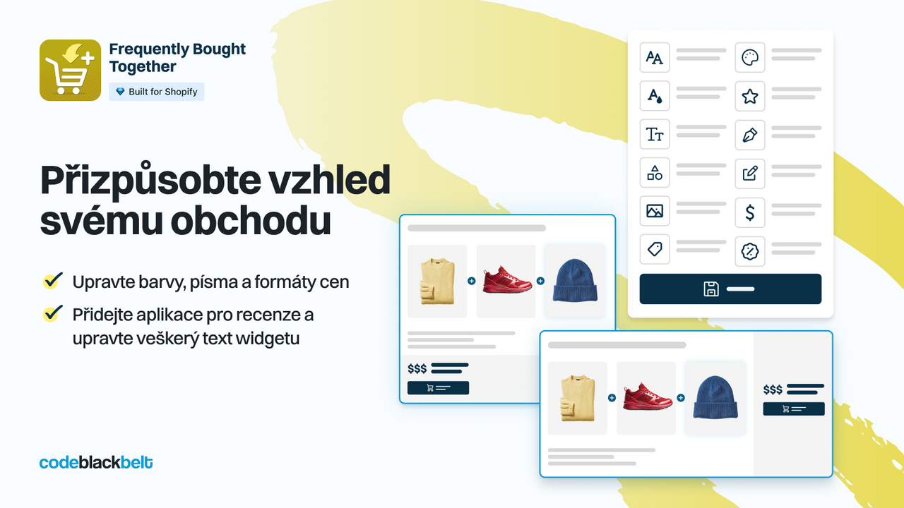 Upravte barvy a styl widgetu podle vzhledu vašeho obchodu