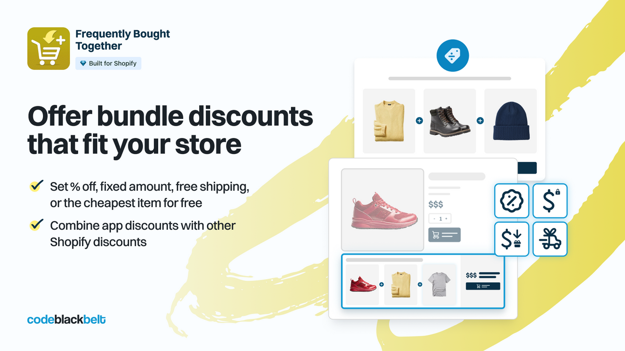 Offer bundle discounts with combined products and savings