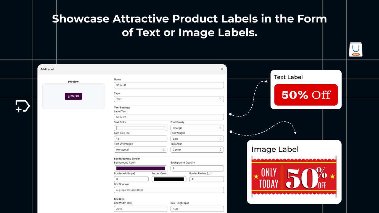 Label creating 