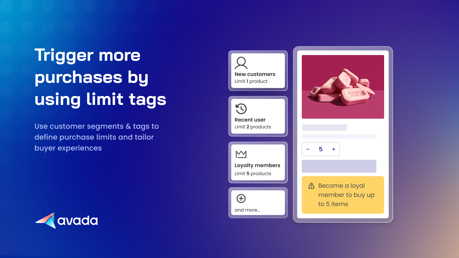 Order limits by customer tag for B2B wholesale stores