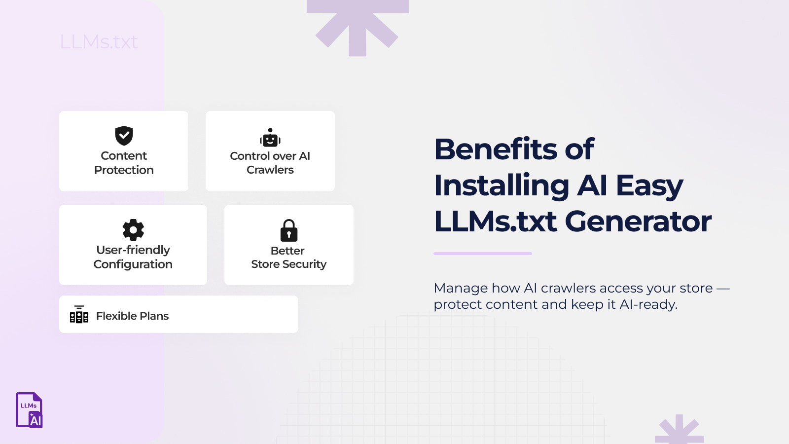 Benefits of installing AI Easy LLMs.txt Generator