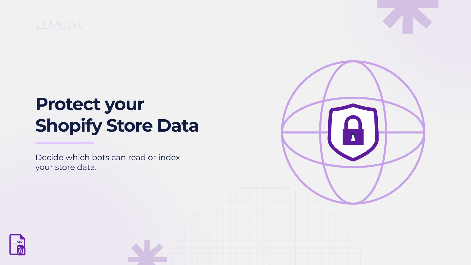 Decide which AI bots can access your store data