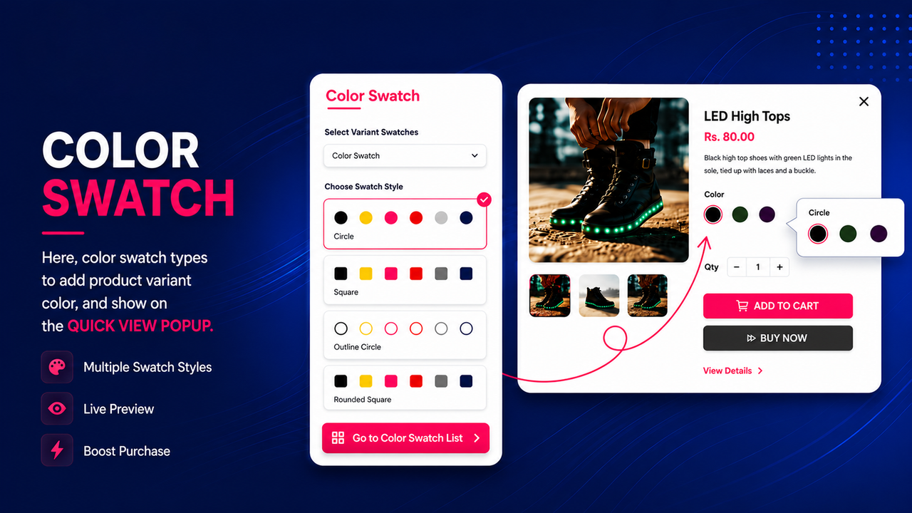 quick viewcolor swatch option 