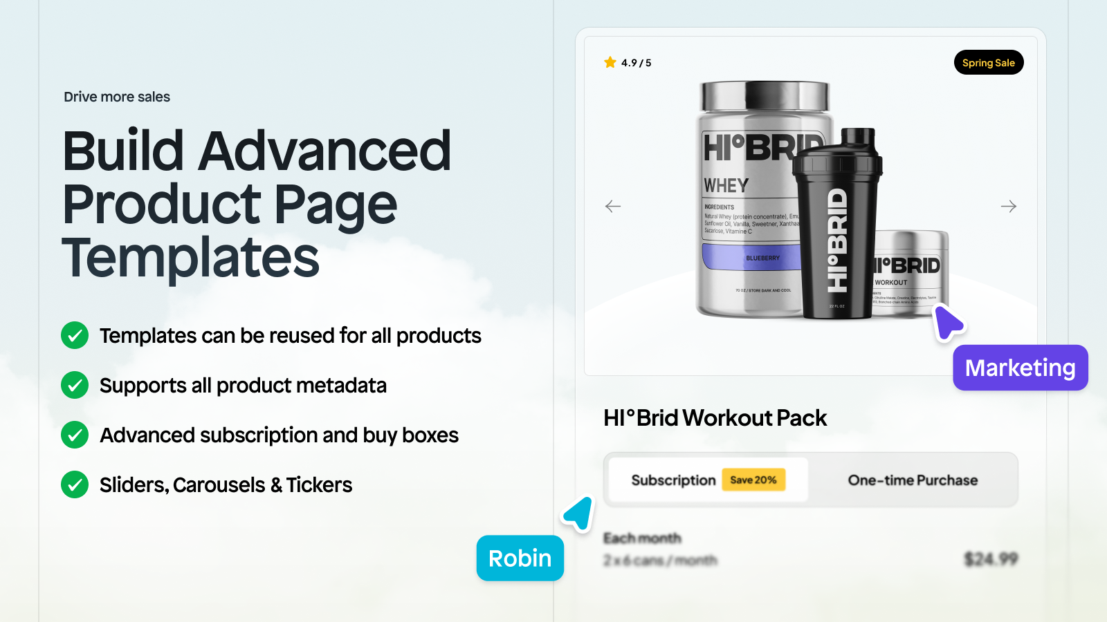 Drive more sales with advanced product page templates