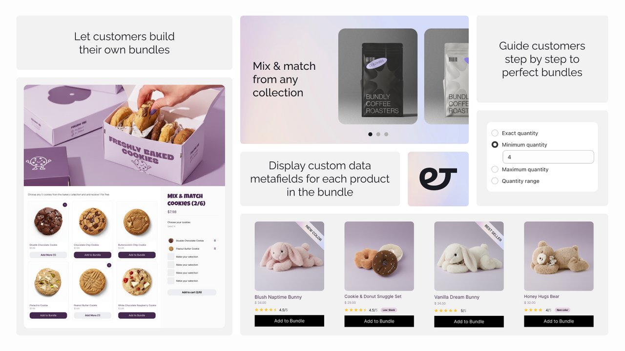 Let customers build their own bundles