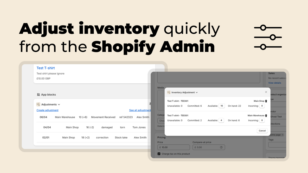 Graph inventory history