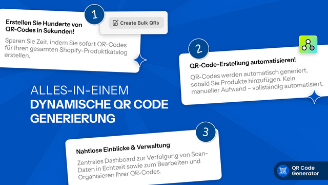 Links für QR-Code-Scans auswählen und Tracking
