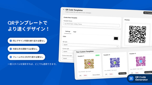 QRキャンペーンの管理とスキャン分析データの確認