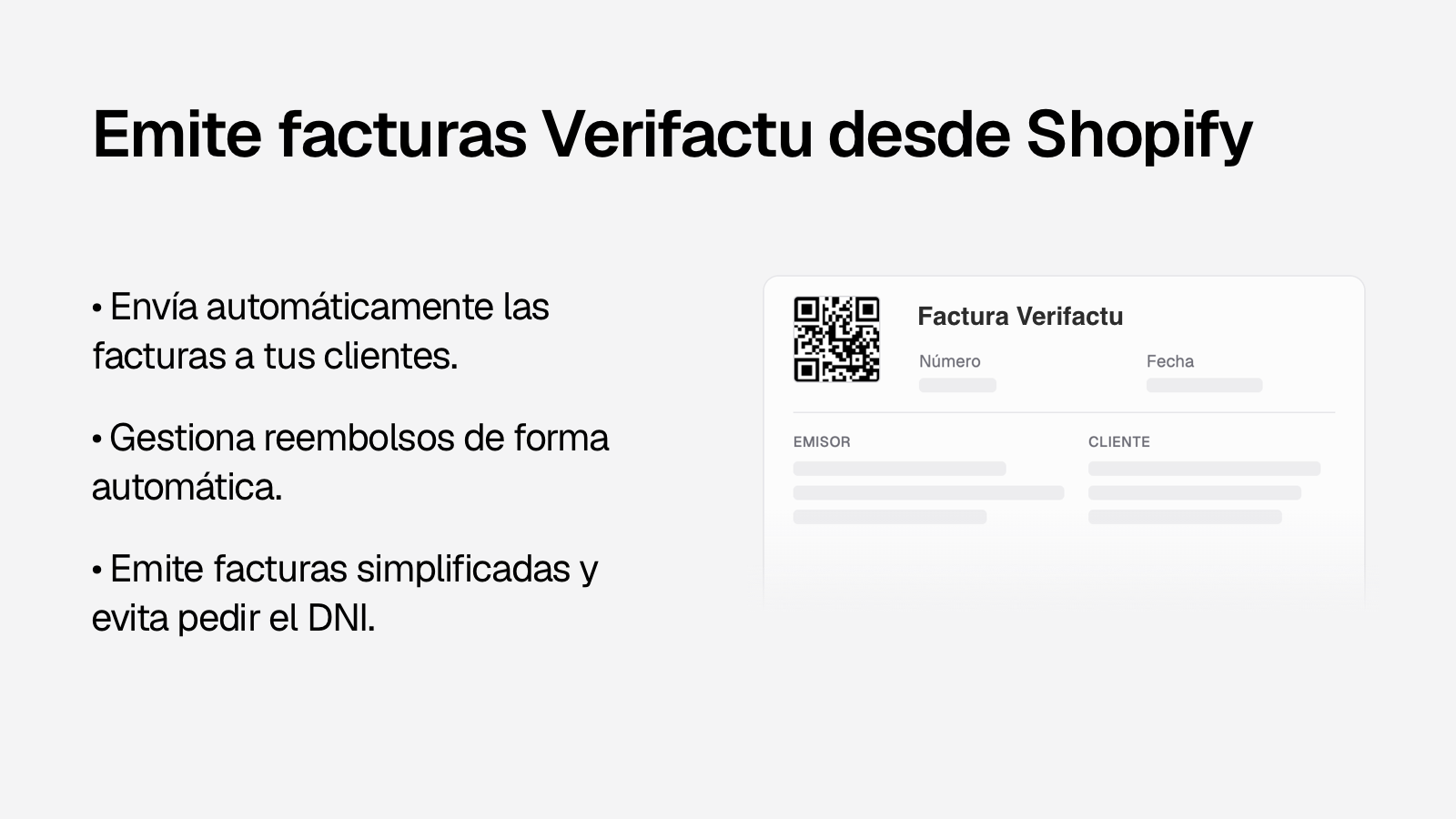 Funcionalidades EasyVerifactu