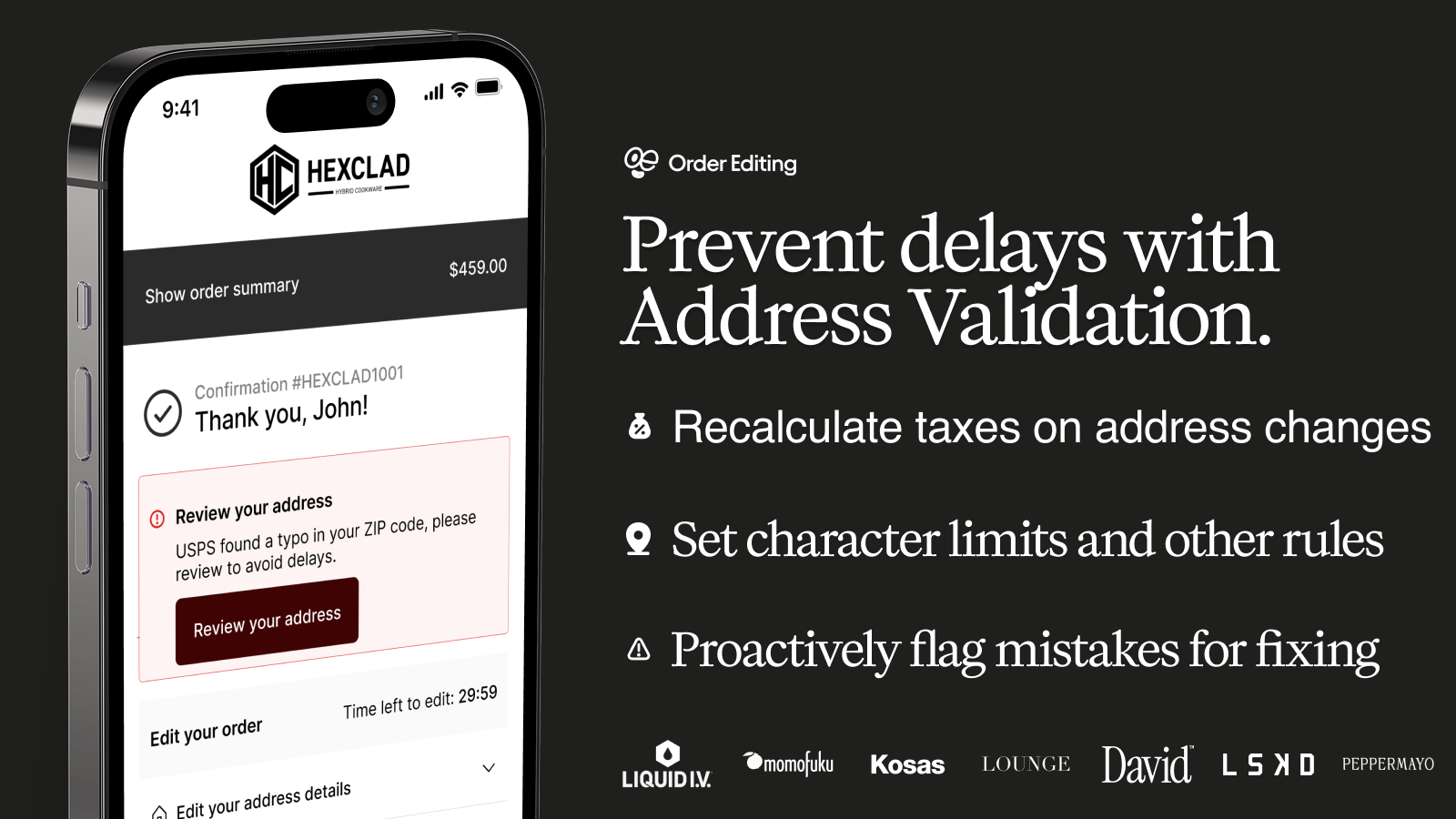 Prevent delays with Address Validation!