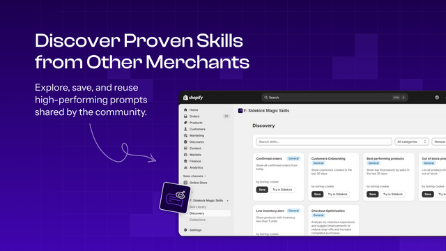 Manage Account in Sidekick Magic Skills