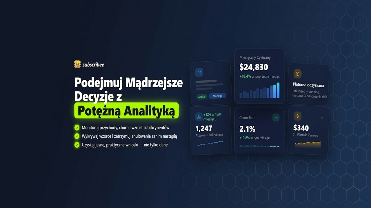 subscribee subscriptions app z potężnymi analytics i MRR