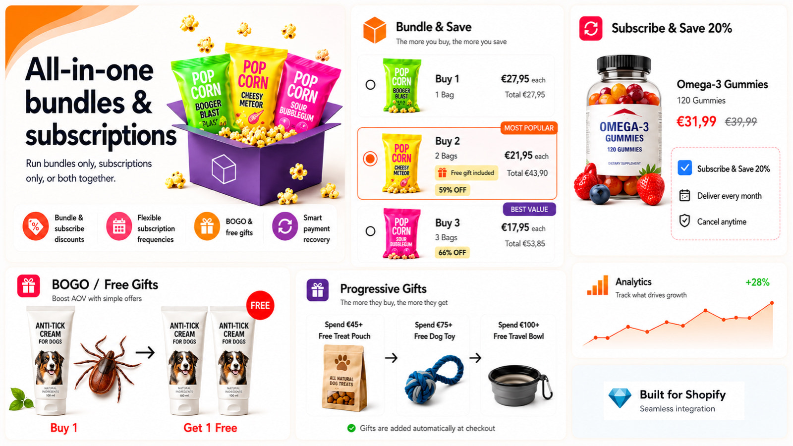 Beez subscription app pour vendre bundle and subscription