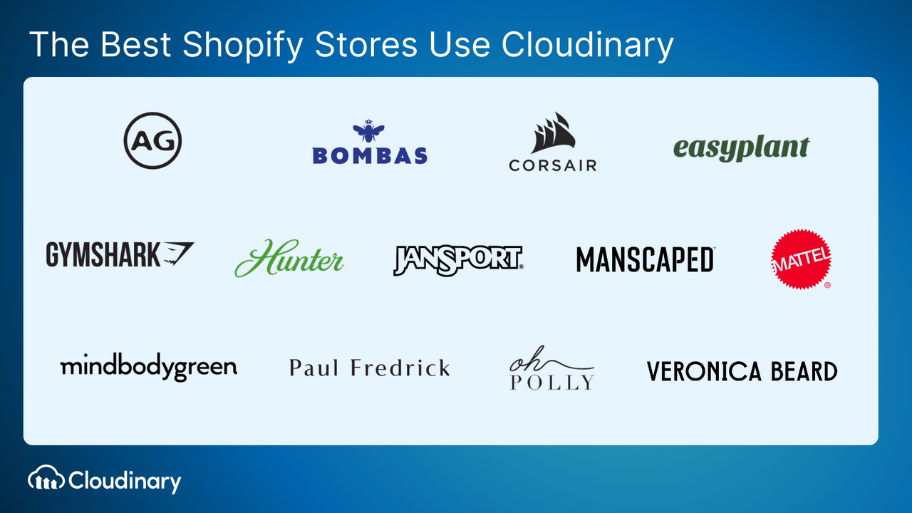 Shopify Customers That Use Cloudinary
