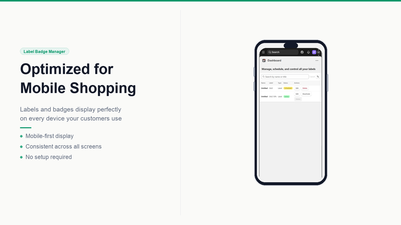 Optimized for Mobile Shopping 📱