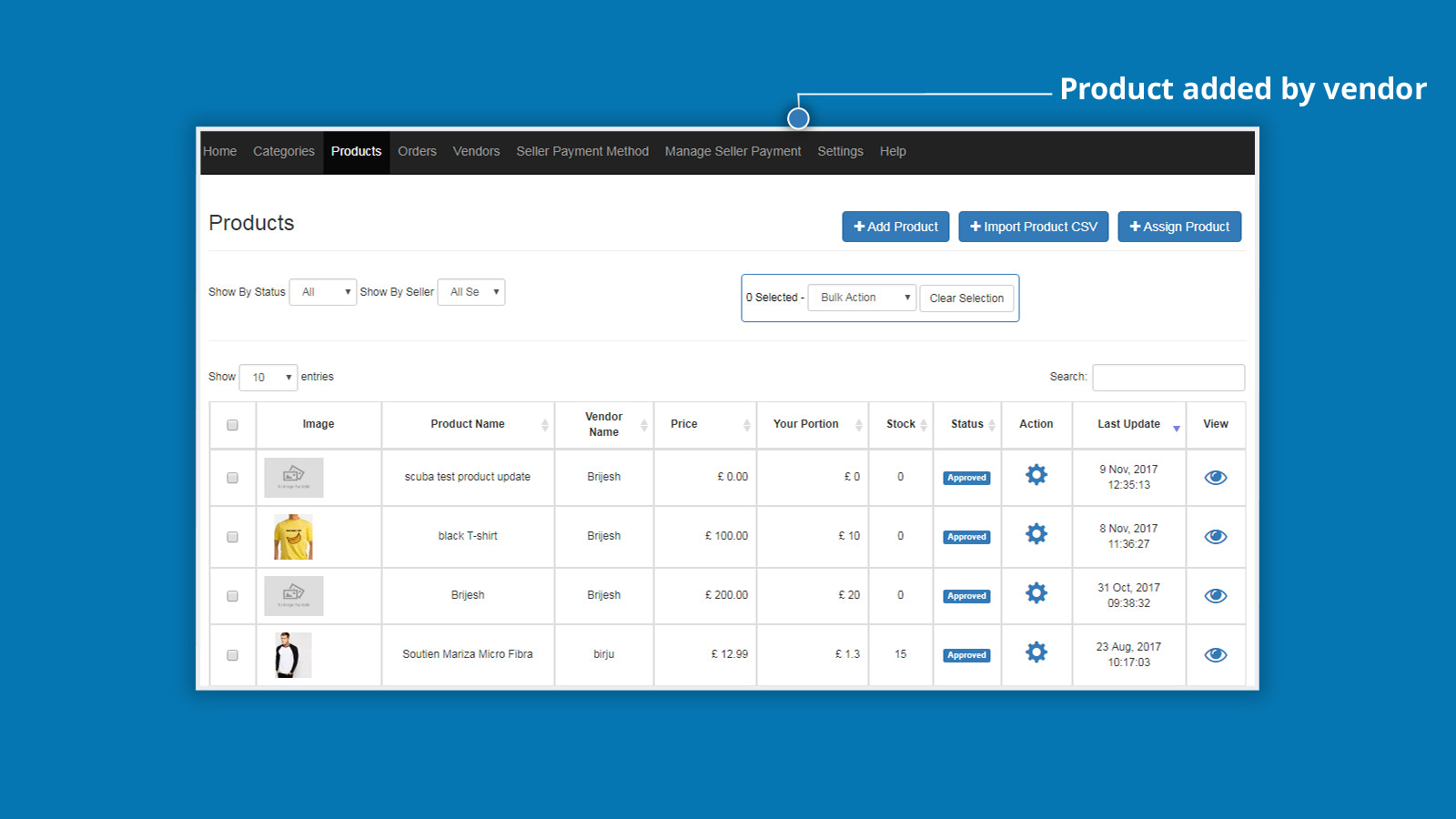 multi seller marketplace