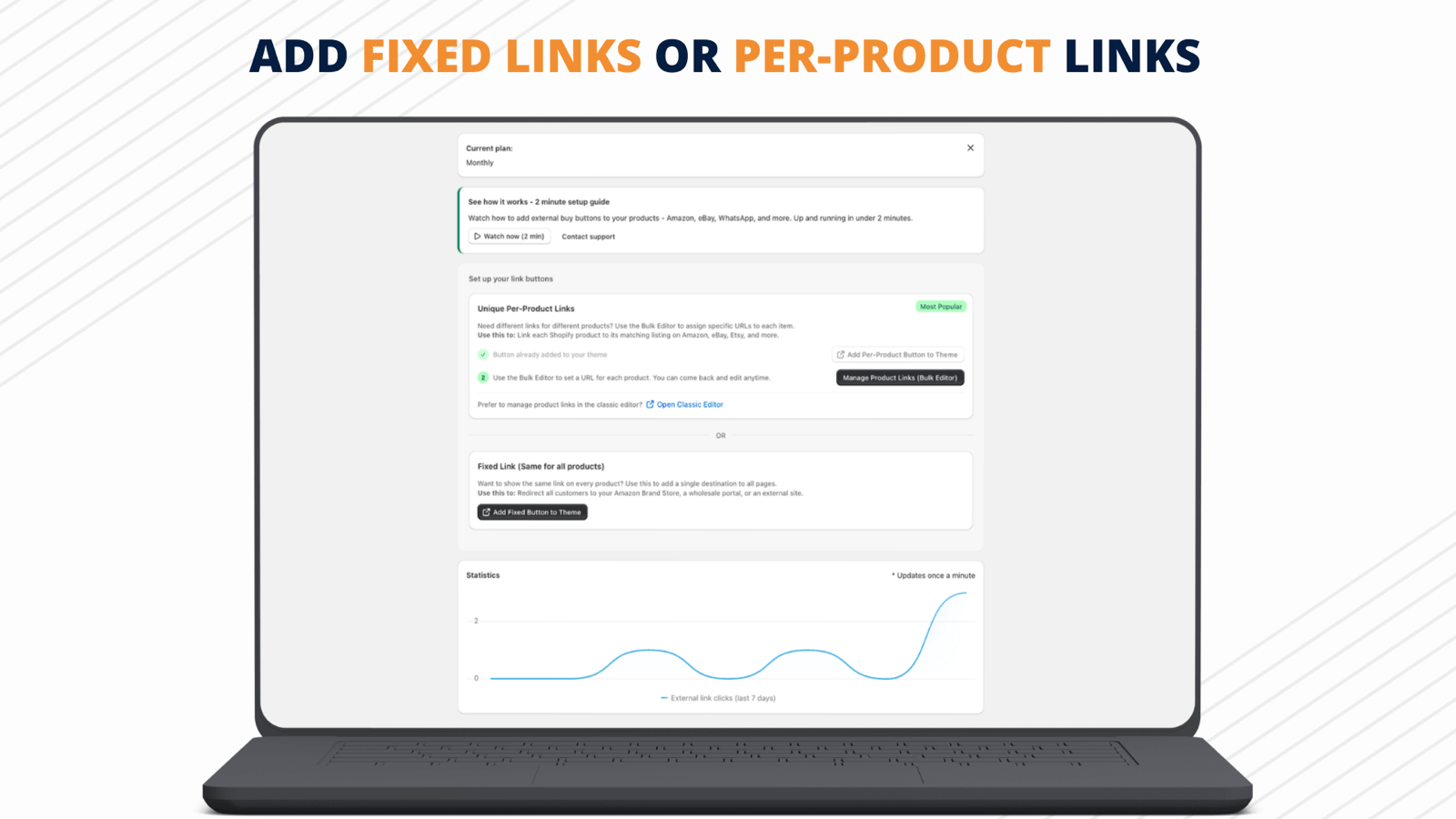 BL External Links - Fixed / Per Product External Links Button
