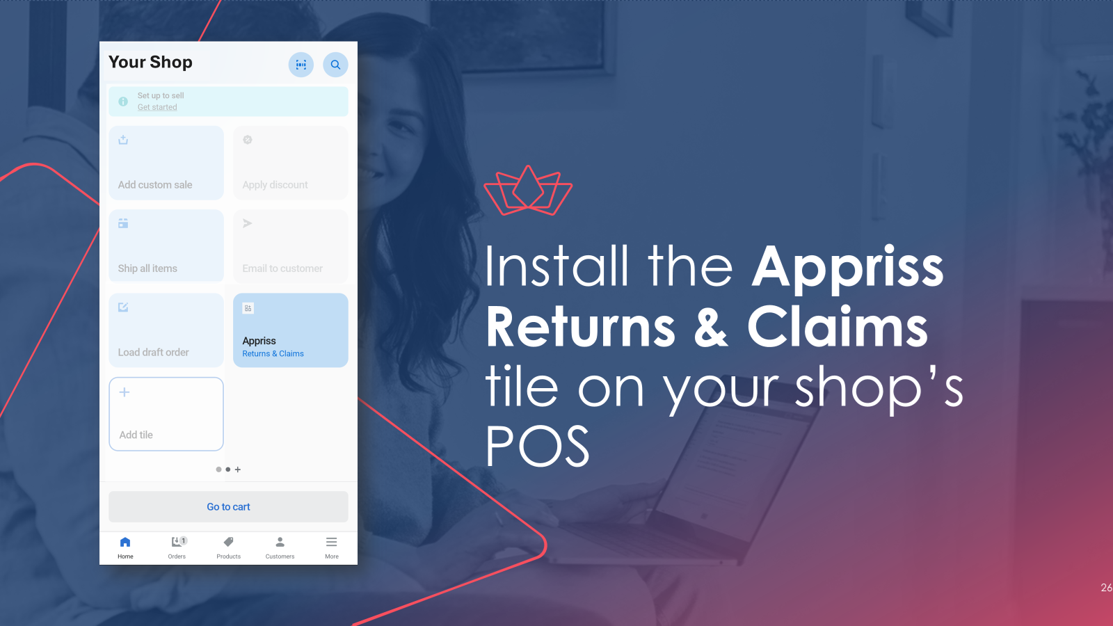 Install the Appriss Returns & Claims tile on your shop’s POS