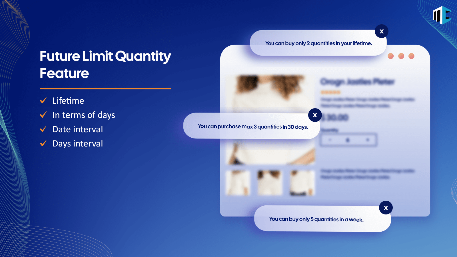 Future Limit Quantity Feature