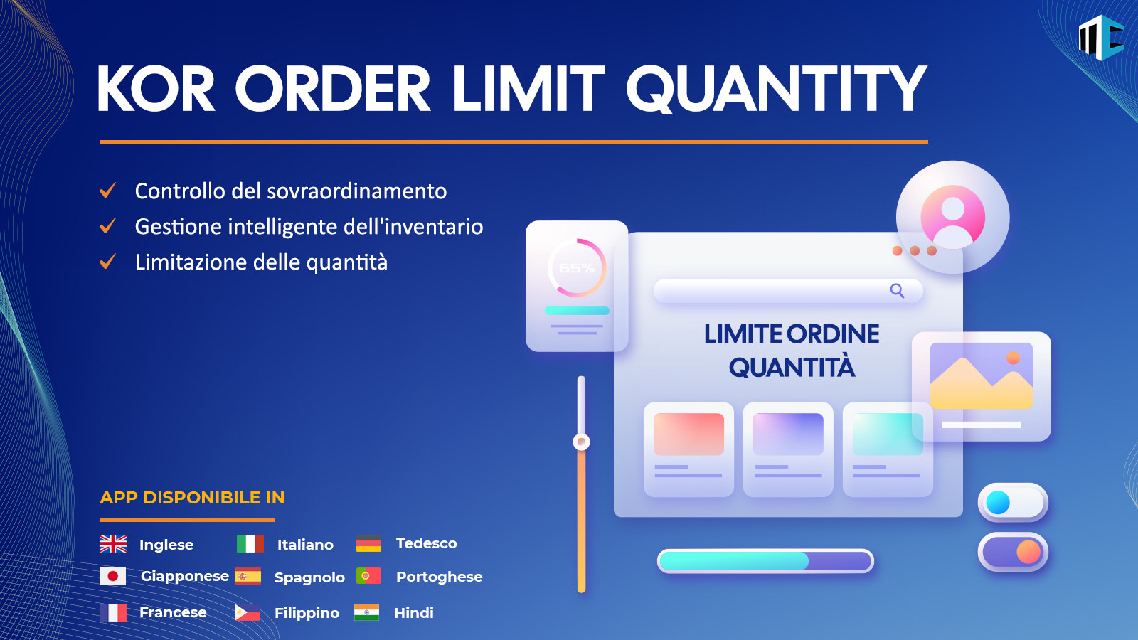  KOR Order Limit Quantity Shopify App