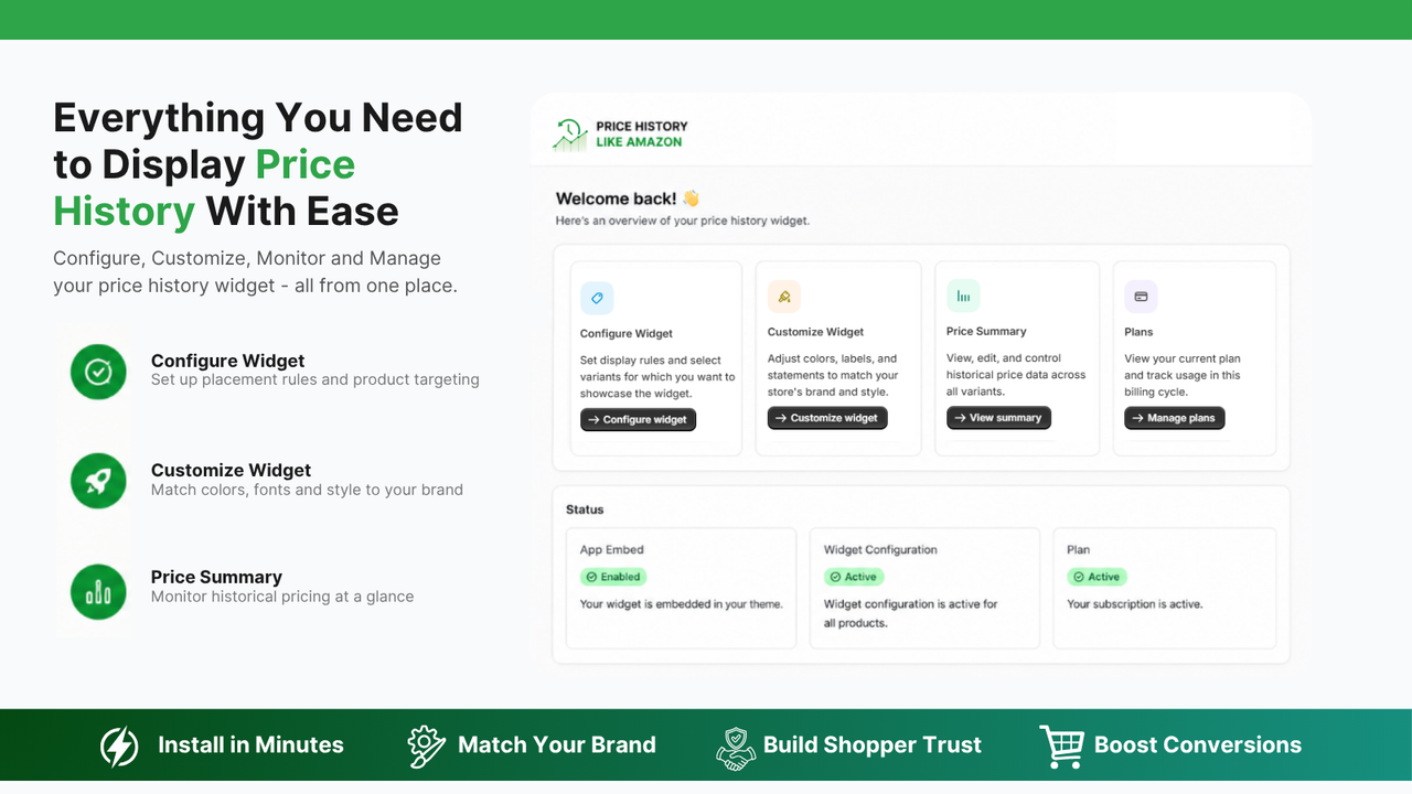 Price history home page