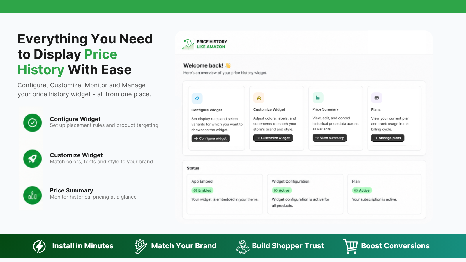 Price history home page