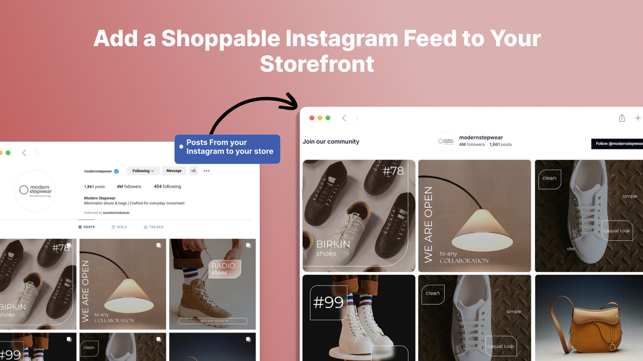 Instafeed with Shoppable videos Reels & UGC content to store