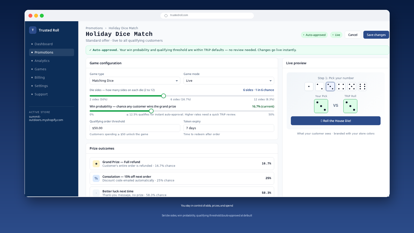 Fully configurable promotions