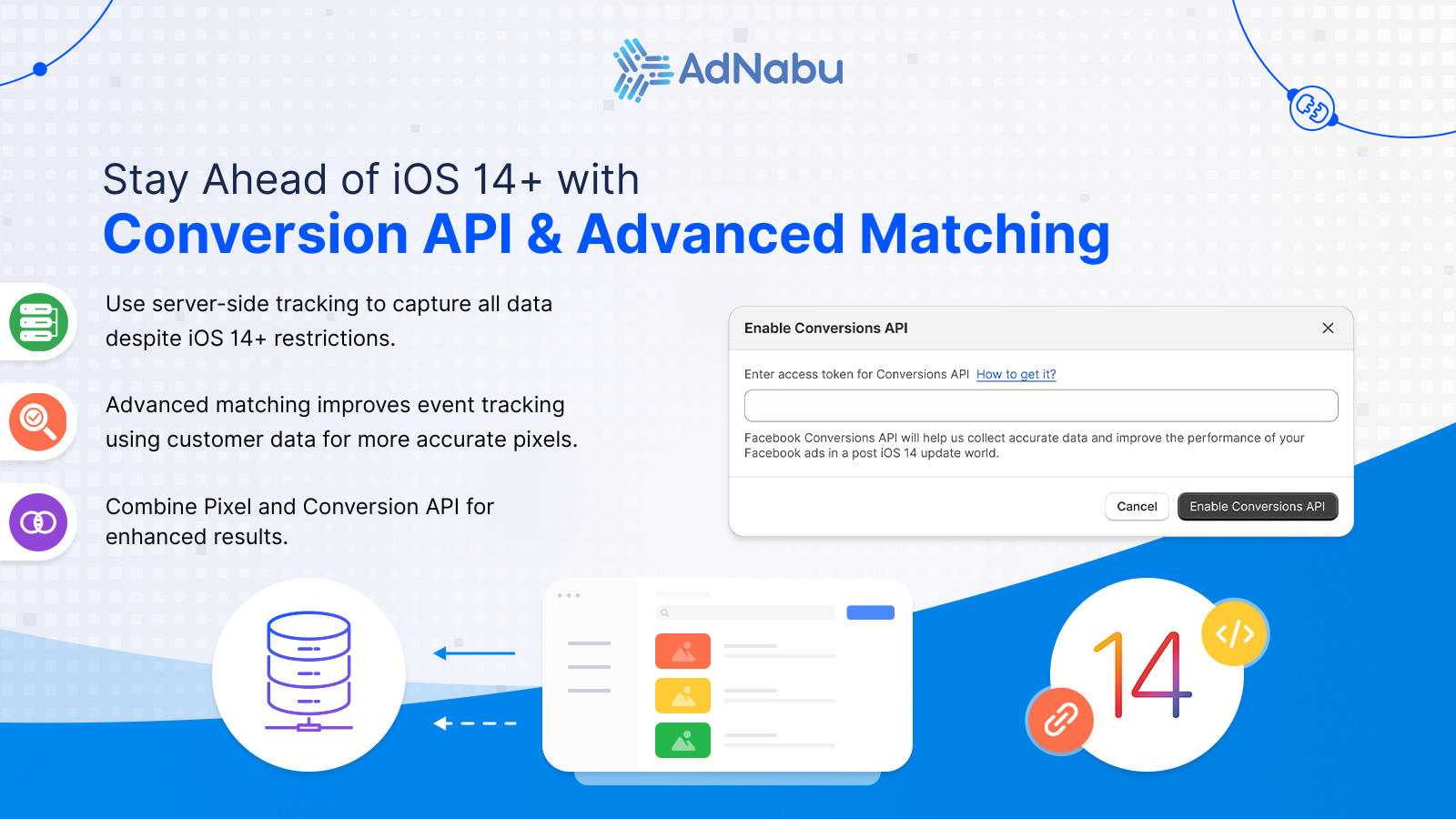 นำหน้า iOS 14+ ด้วย Conversion API & การจับคู่ขั้นสูง