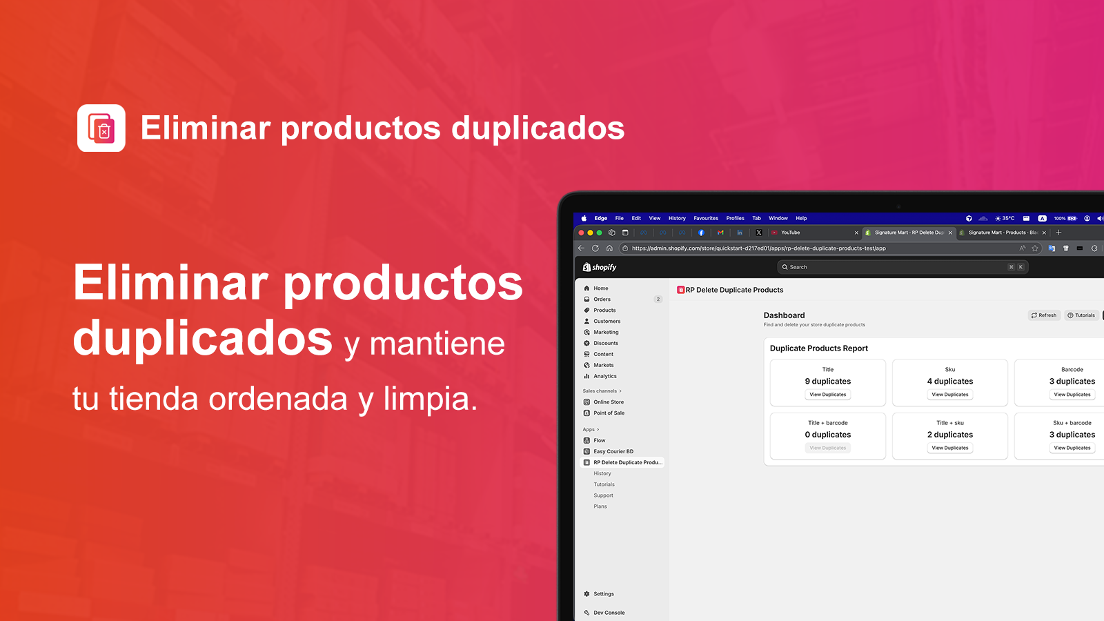 Eliminar productos duplicados