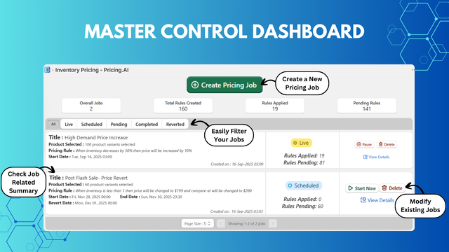 Interact With Dashboard