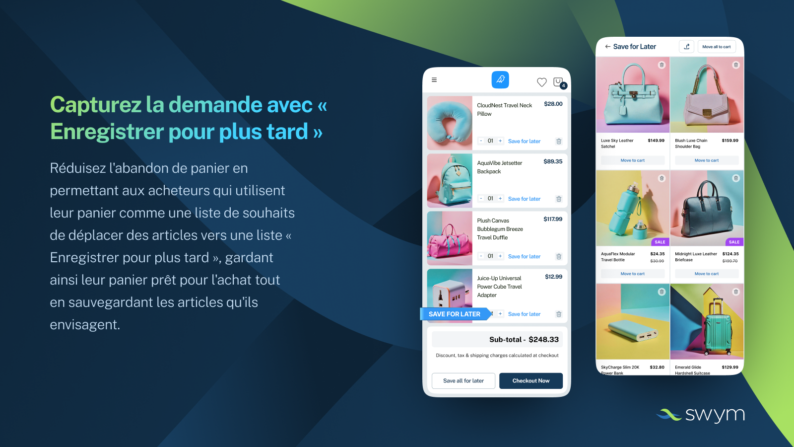 Enregistrer pour Plus Tard