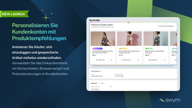 Kundenkonten personalisieren