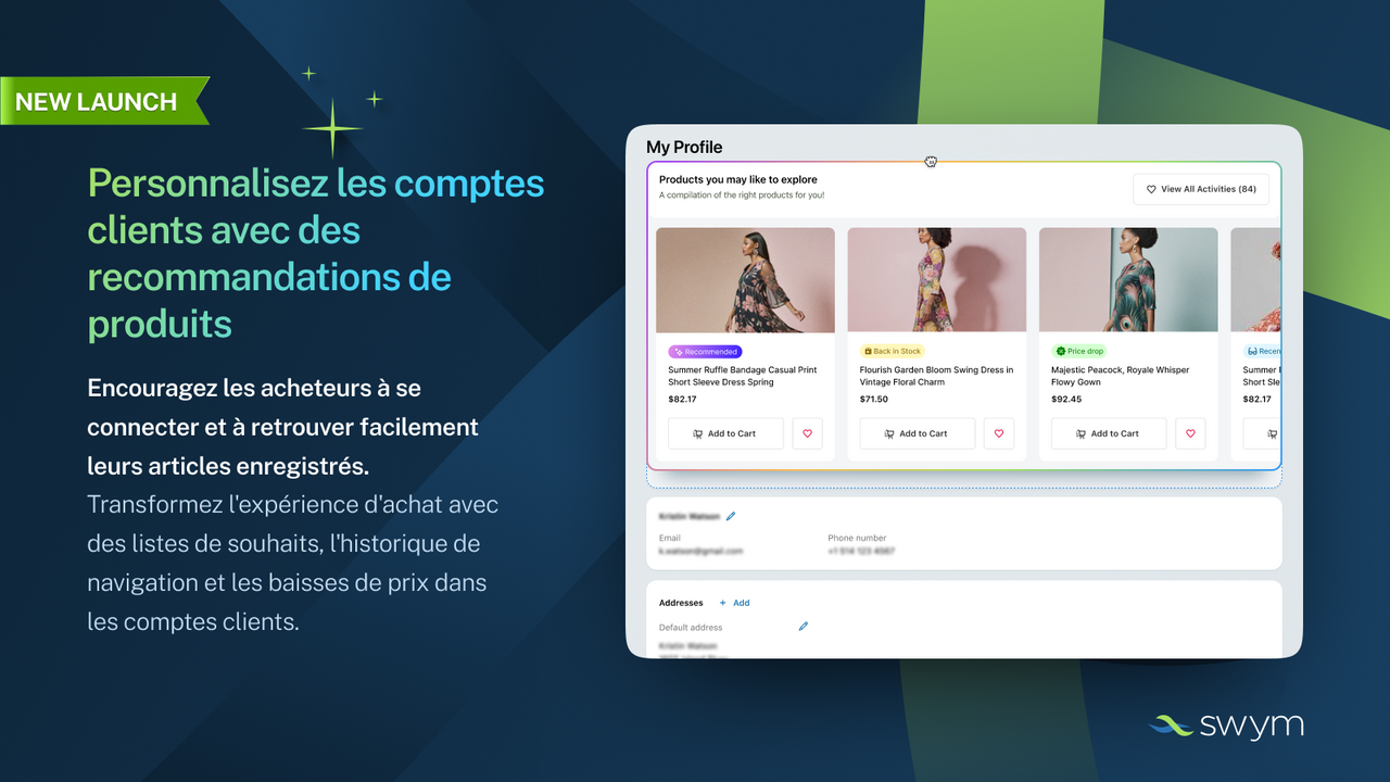 Personnaliser les Comptes Clients