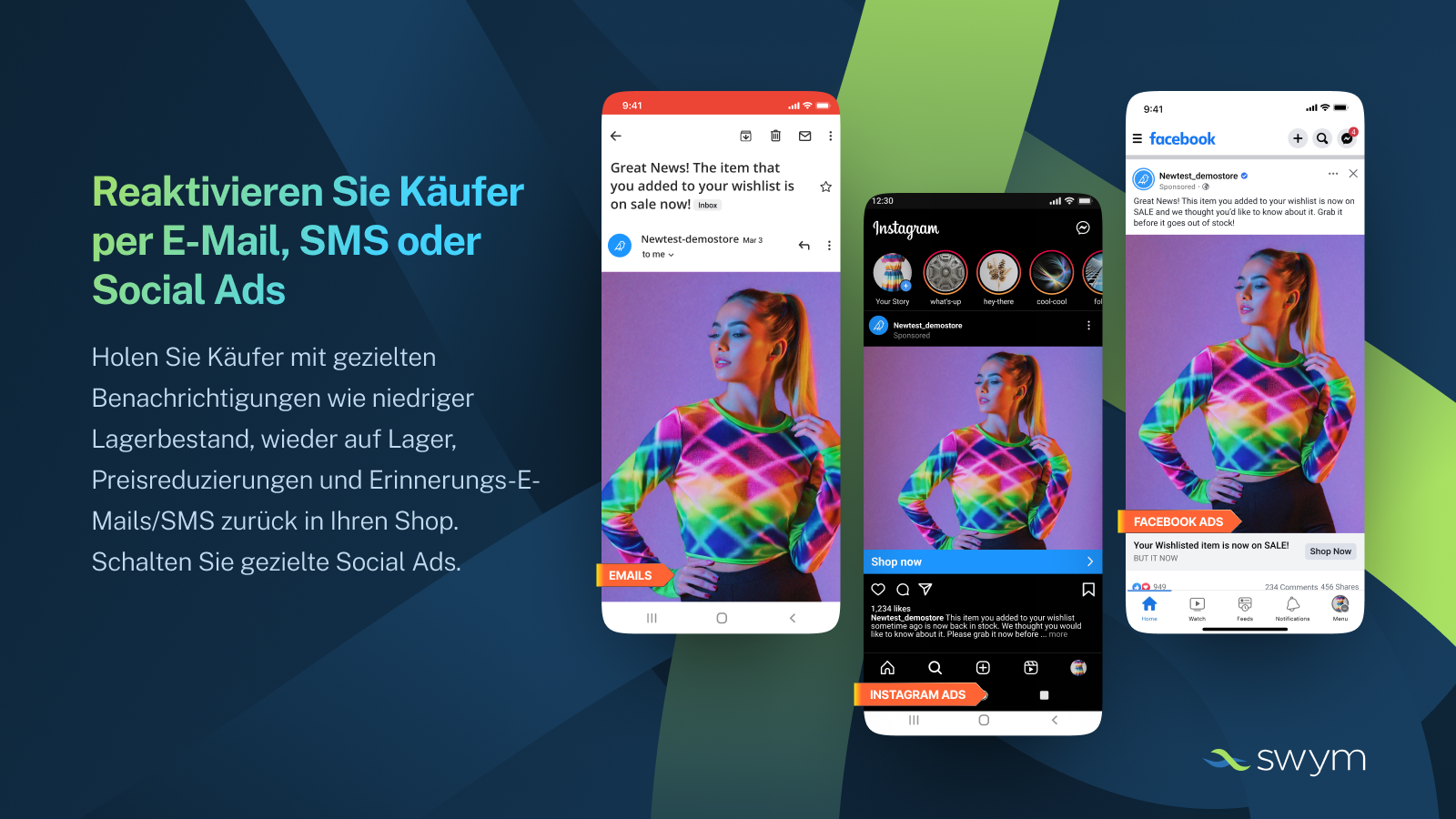 Retargeting in sozialen medien und e-mails