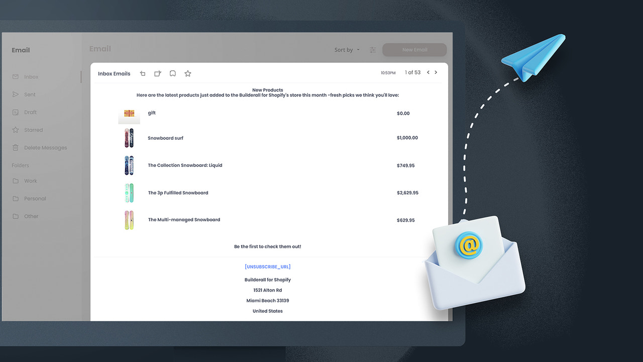 Top Sales & New Products email automation