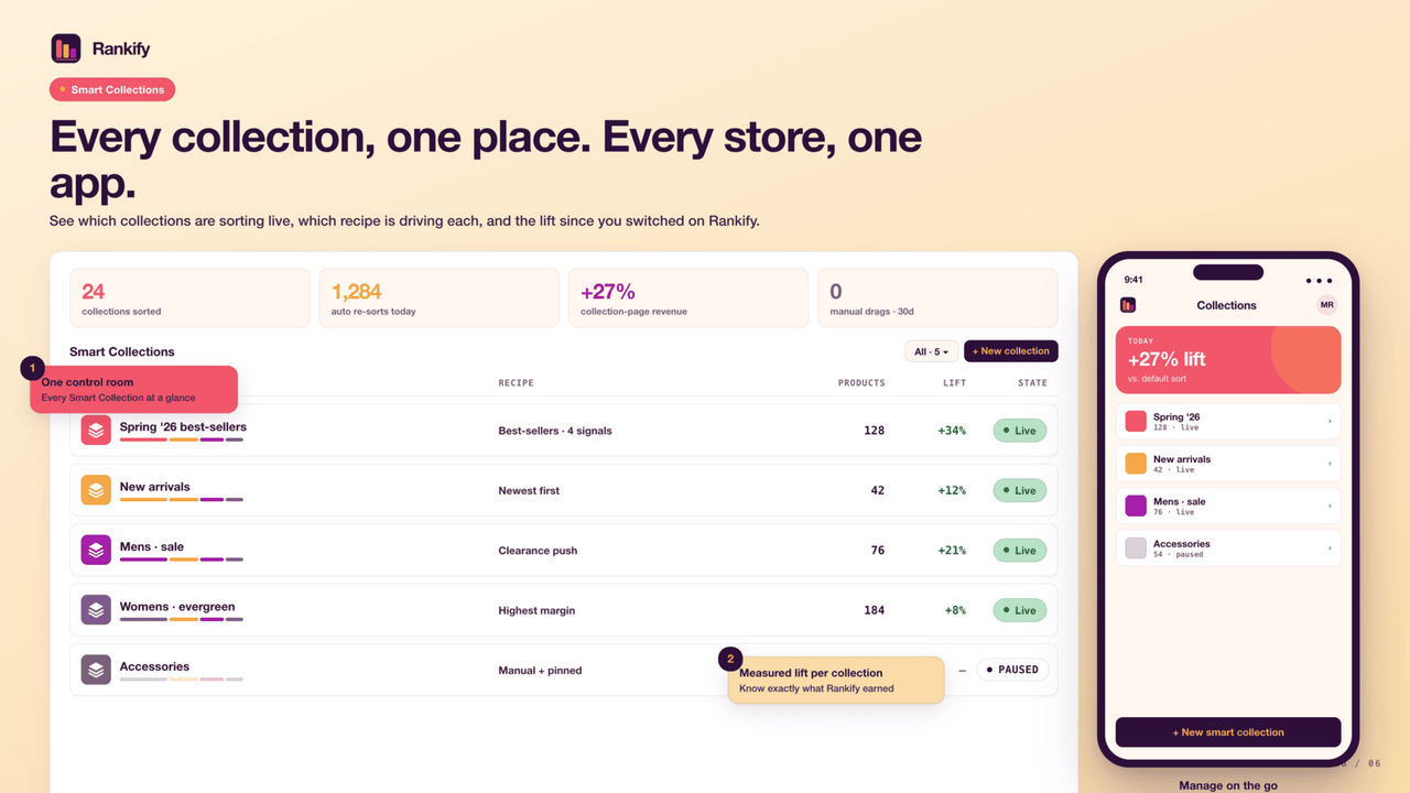 Rankify - Every collection, one place. Every store, one app.