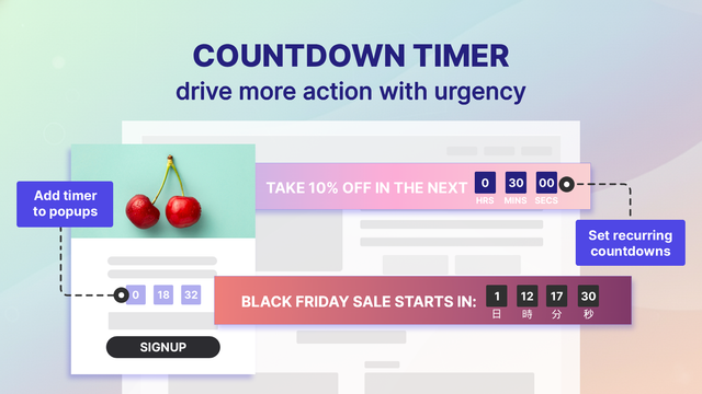 Yeps Countdown Timer Bar, Flash Sales Timer, Sales Countdown Bar