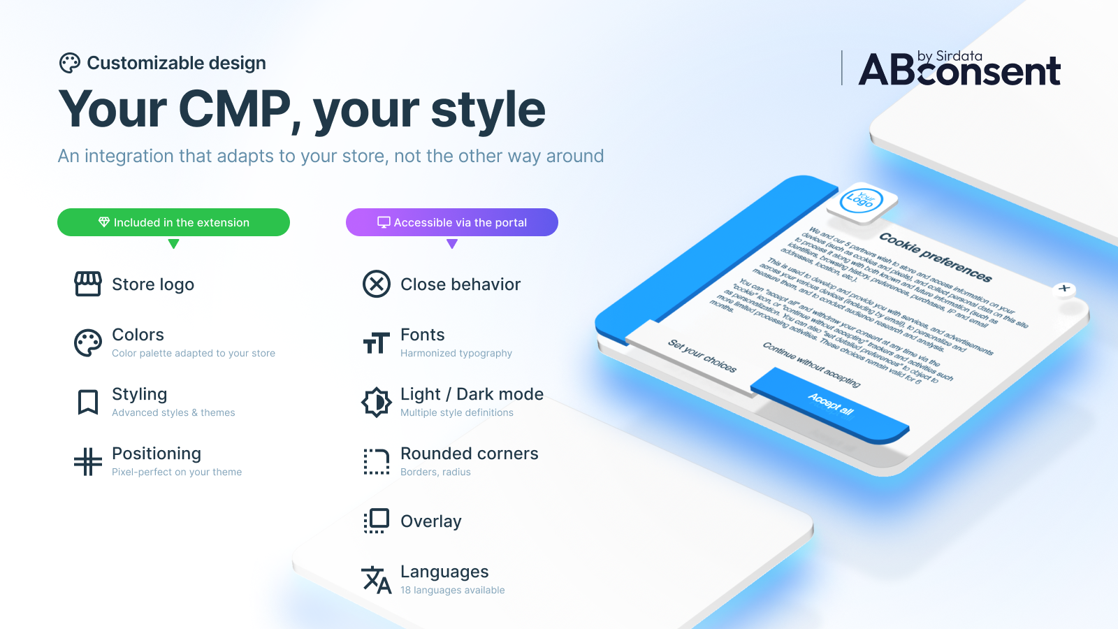 Customize with your logo and images