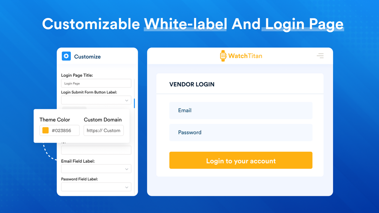 Professional Vendor Login and Dedicated Vendor Dashboard