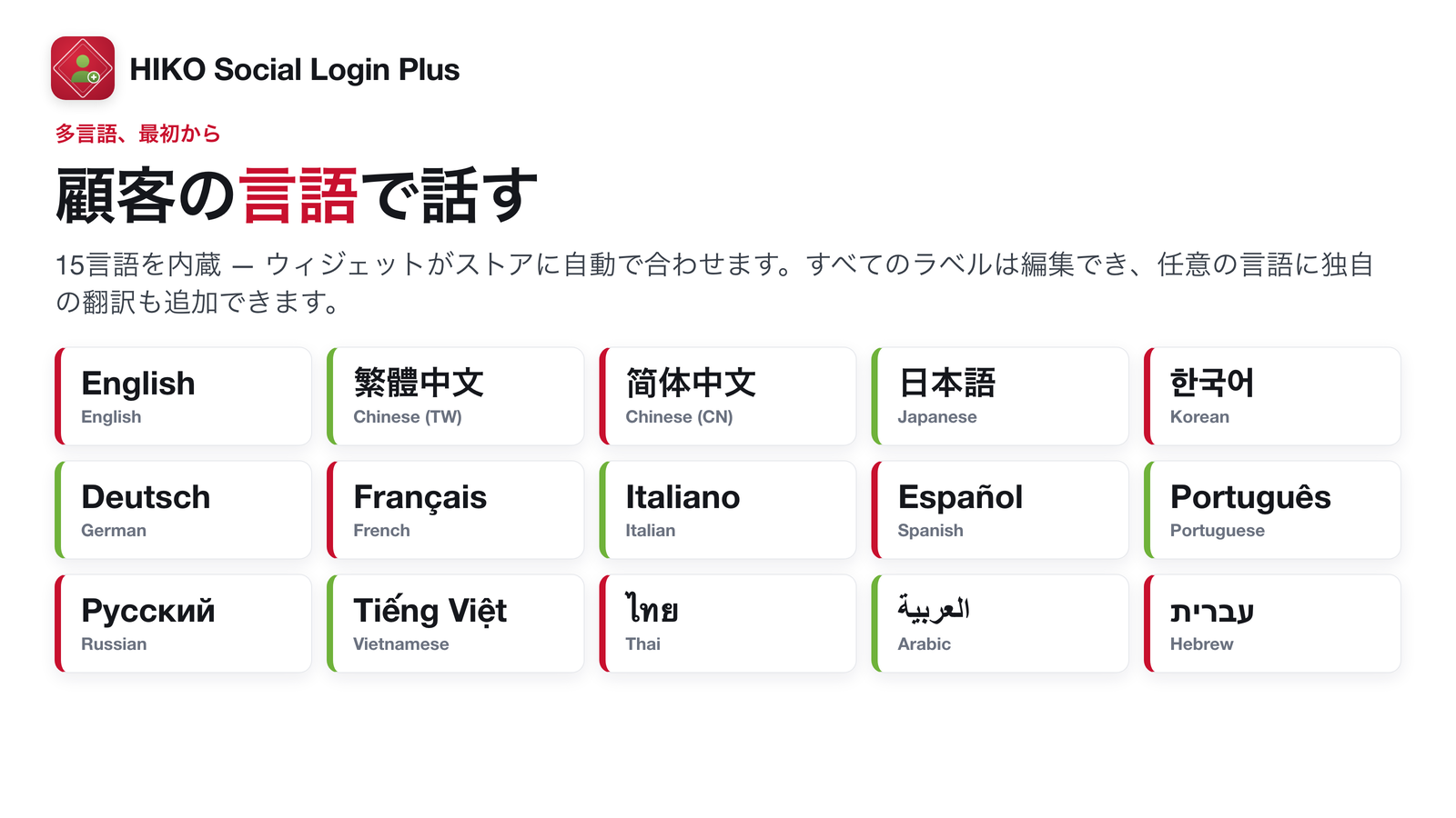 テーマアプリブロックでサインインを追加