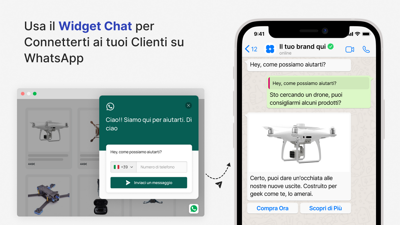 BiteSpeed Widget di Chat