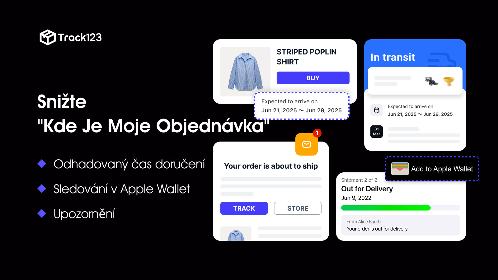 Snížit "Kde je moje objednávka"