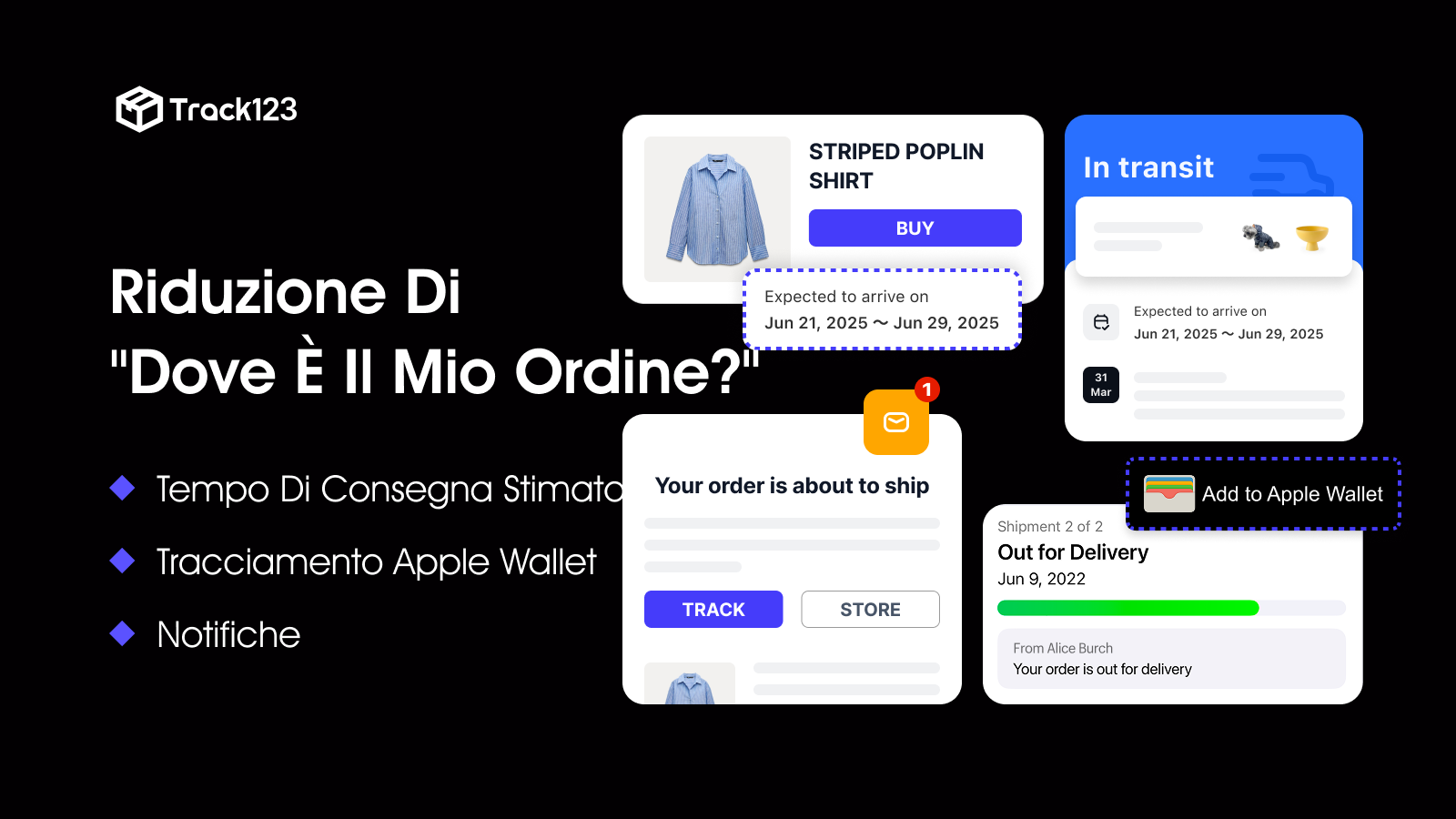 Riduzione di "Dove è il mio ordine?"
